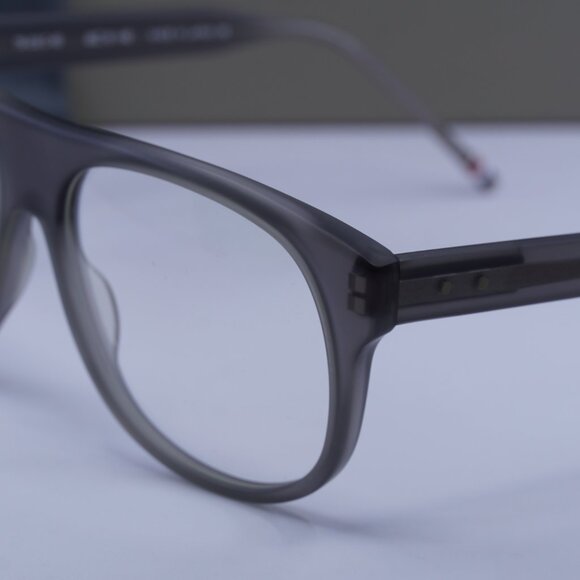 Thom Browne TB-008C-55 Square Eyeglasses 55mm – Satin Grey Crystal - Picture 3 of 10